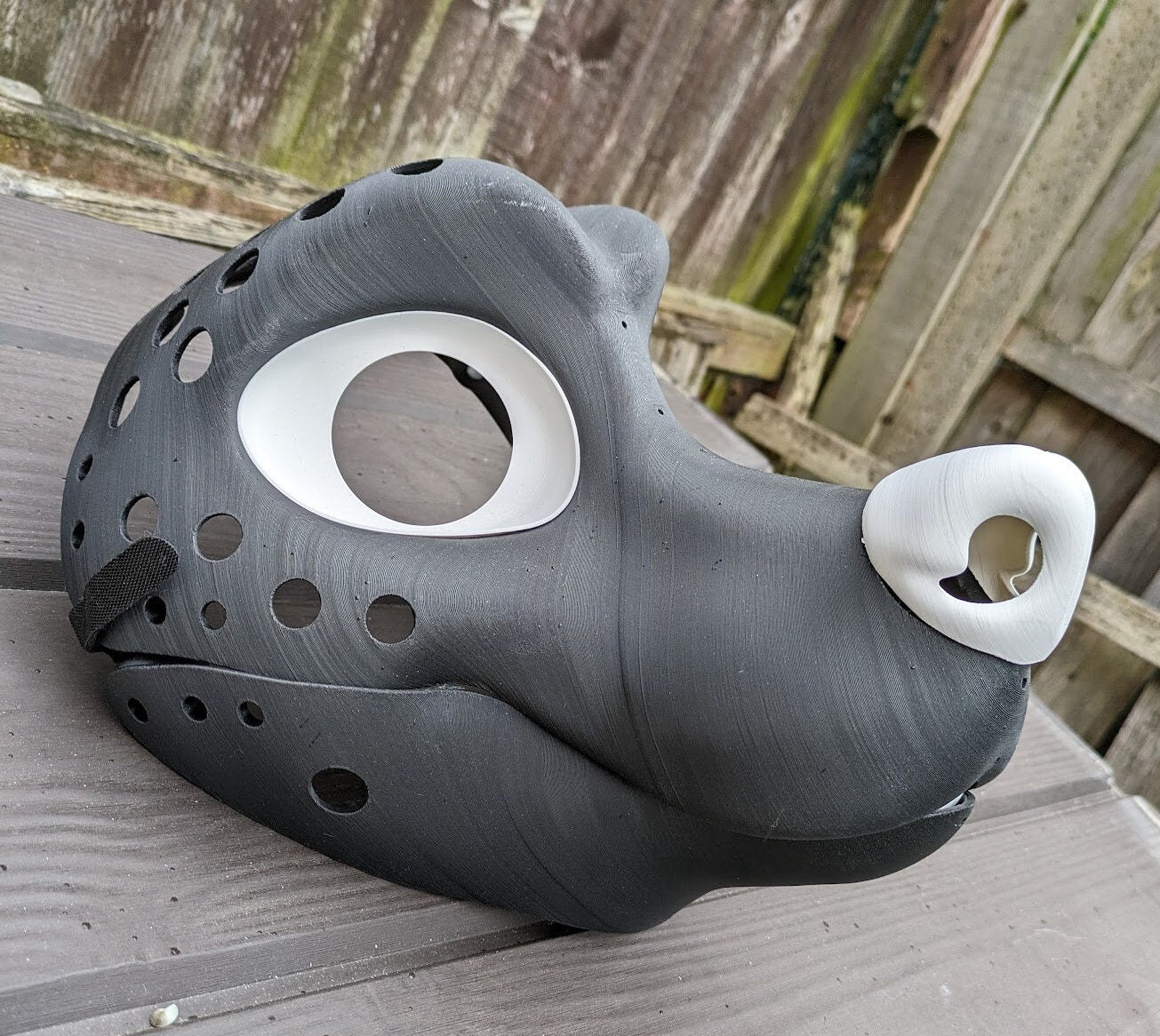 Husky Toony Canine - 3D Printed Fursuit Head Blank Complete Headbase Kit