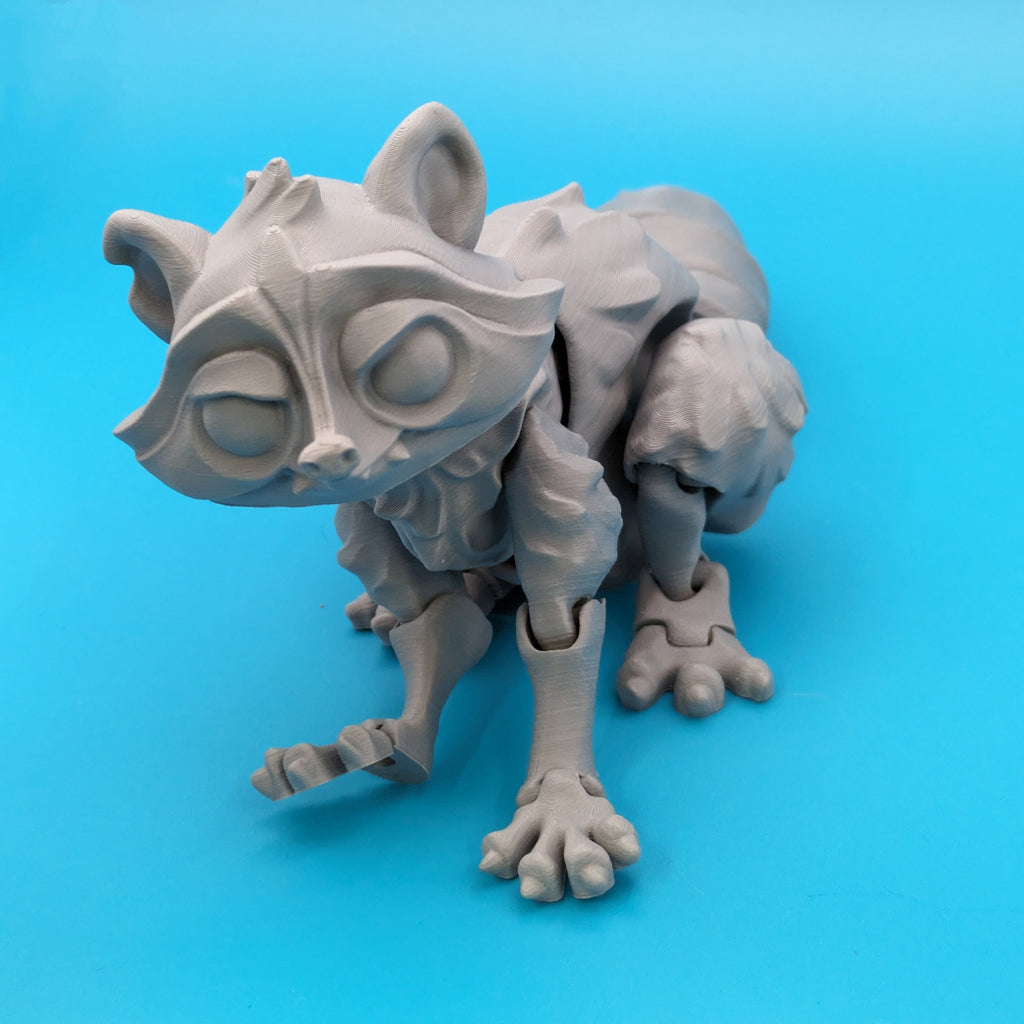 Articulated Racoon - Trash Panda Flexi Print Toy