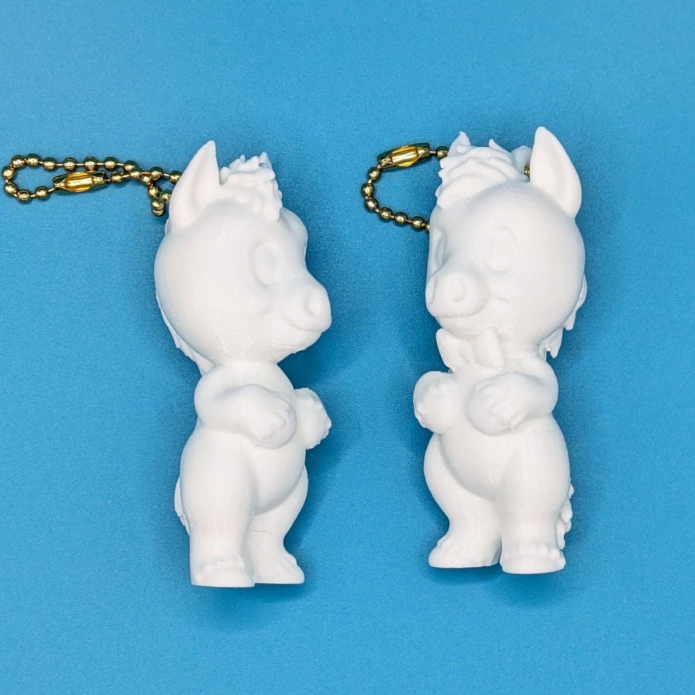 Horse or Pony Charms - Paint Your Own Fursona Keychain