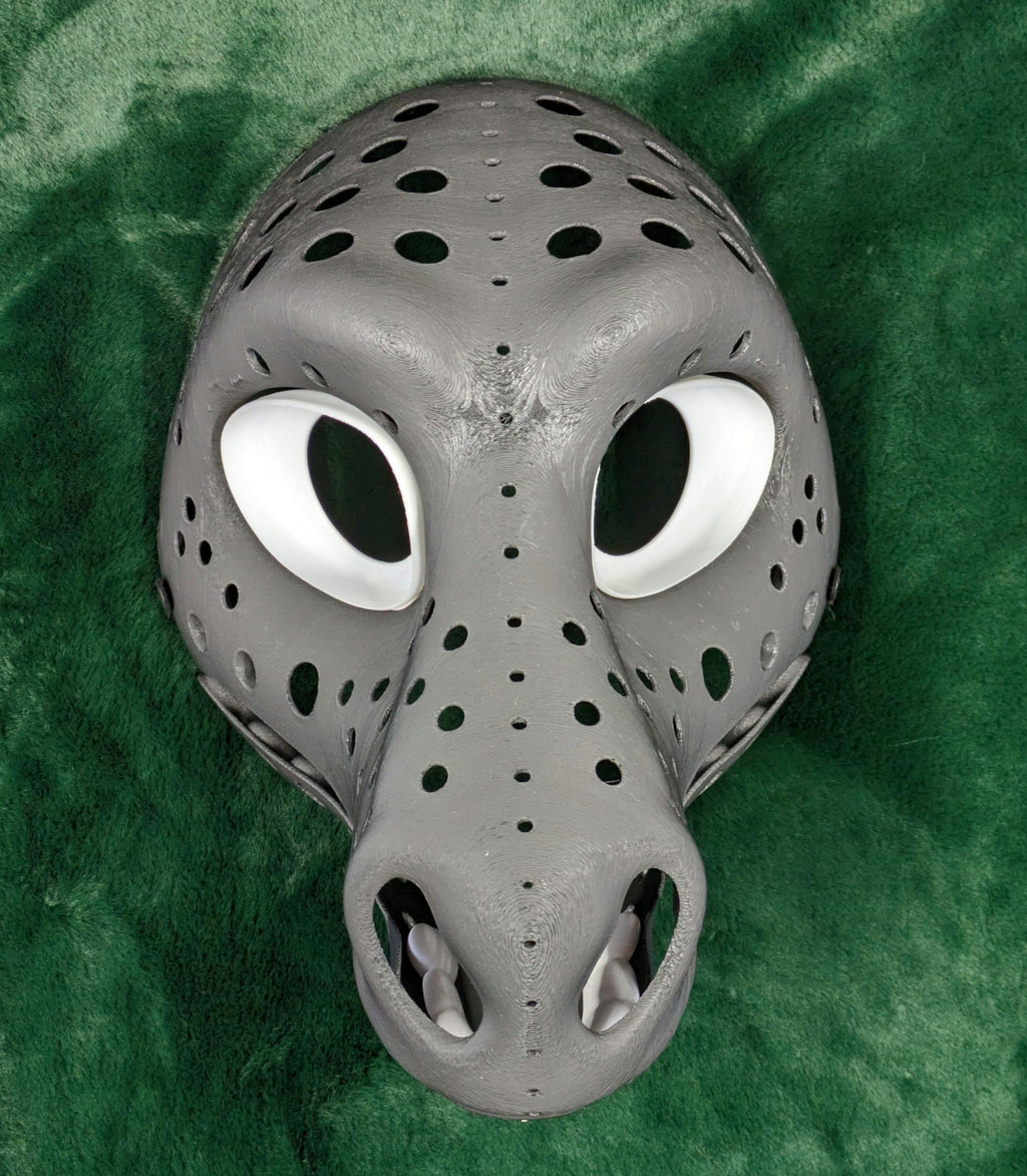 Horse (Stallion or Mare) - 3D Printed Plastic Fursuit Head Base / Blank Complete Headbase Kit