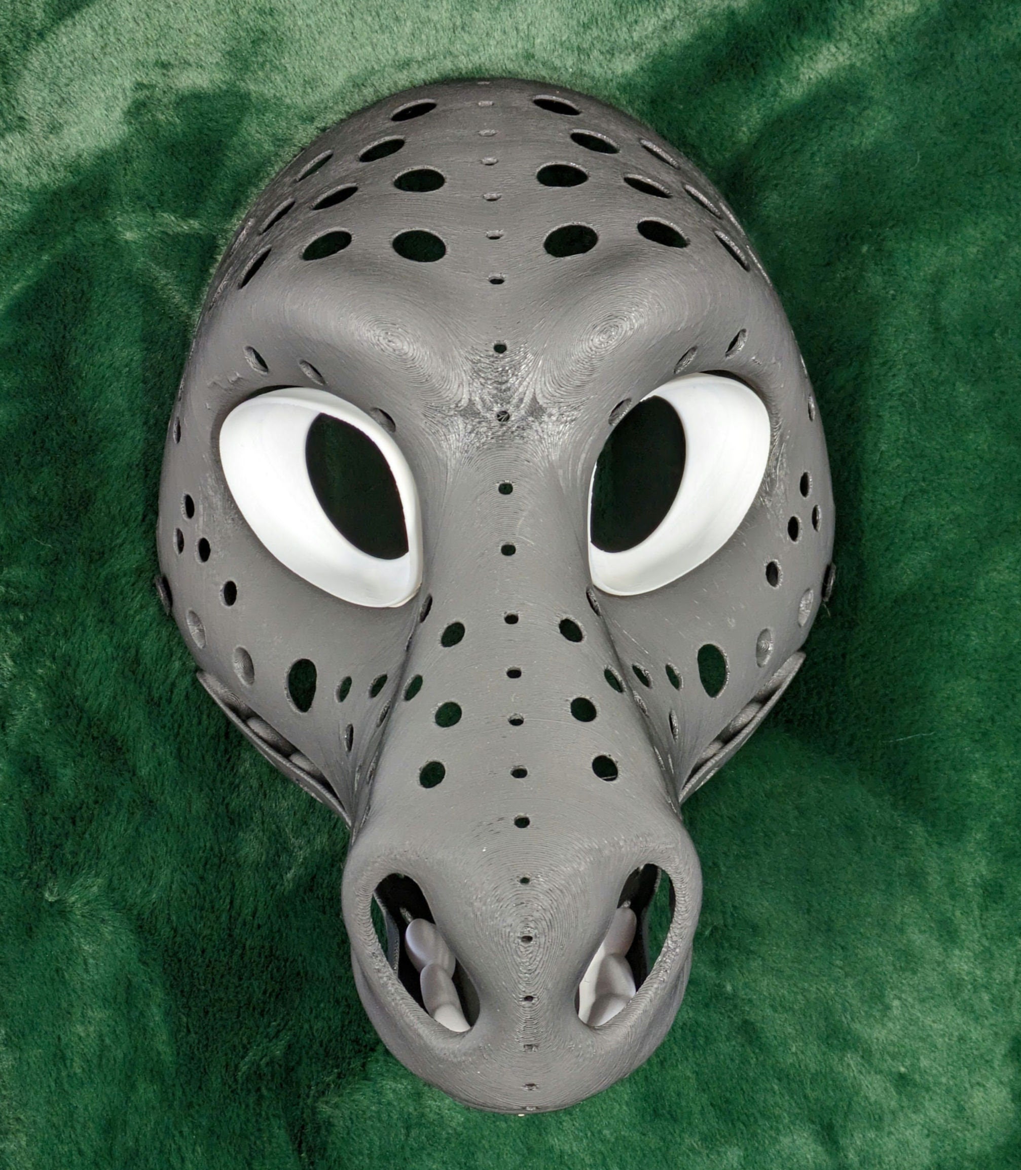 Horse (Stallion or Mare) - 3D Printed Plastic Fursuit Head Base / Blank Complete Headbase Kit