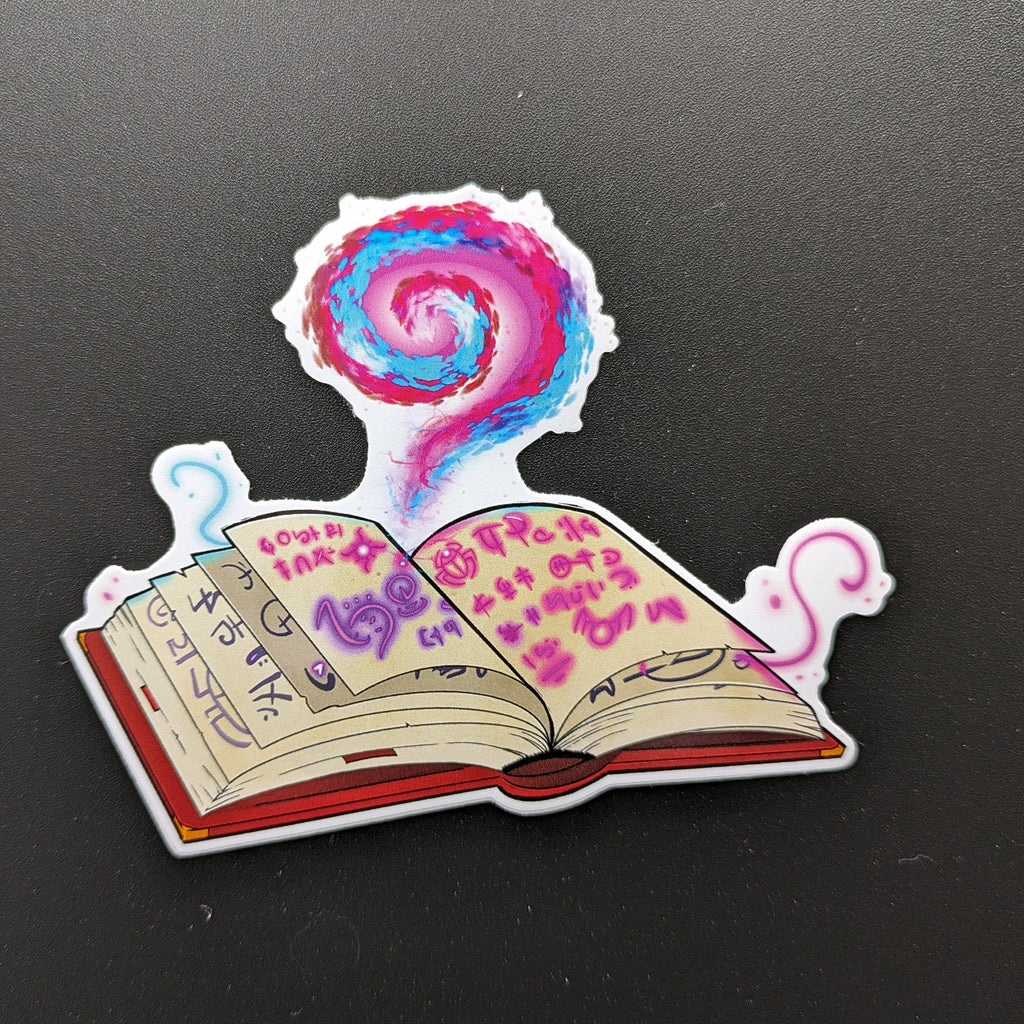 Magnus the Red’s Spell Book - Gloss Vinyl Sticker Decal -