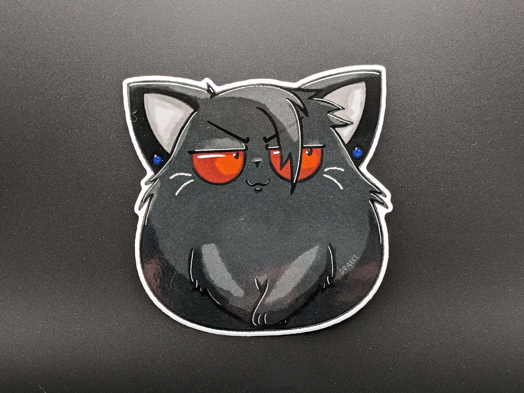 XL Gloss Vinyl Sticker: Geto Cat /  Geto Suguru