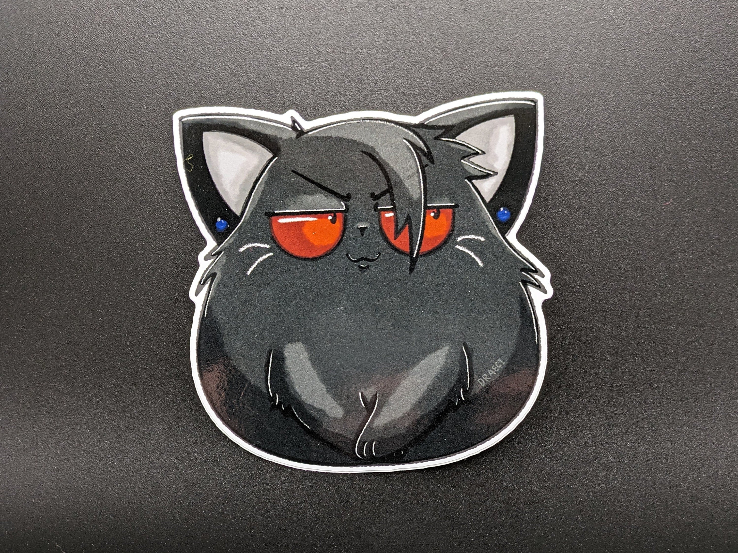 XL Gloss Vinyl Sticker: Geto Cat /  Geto Suguru