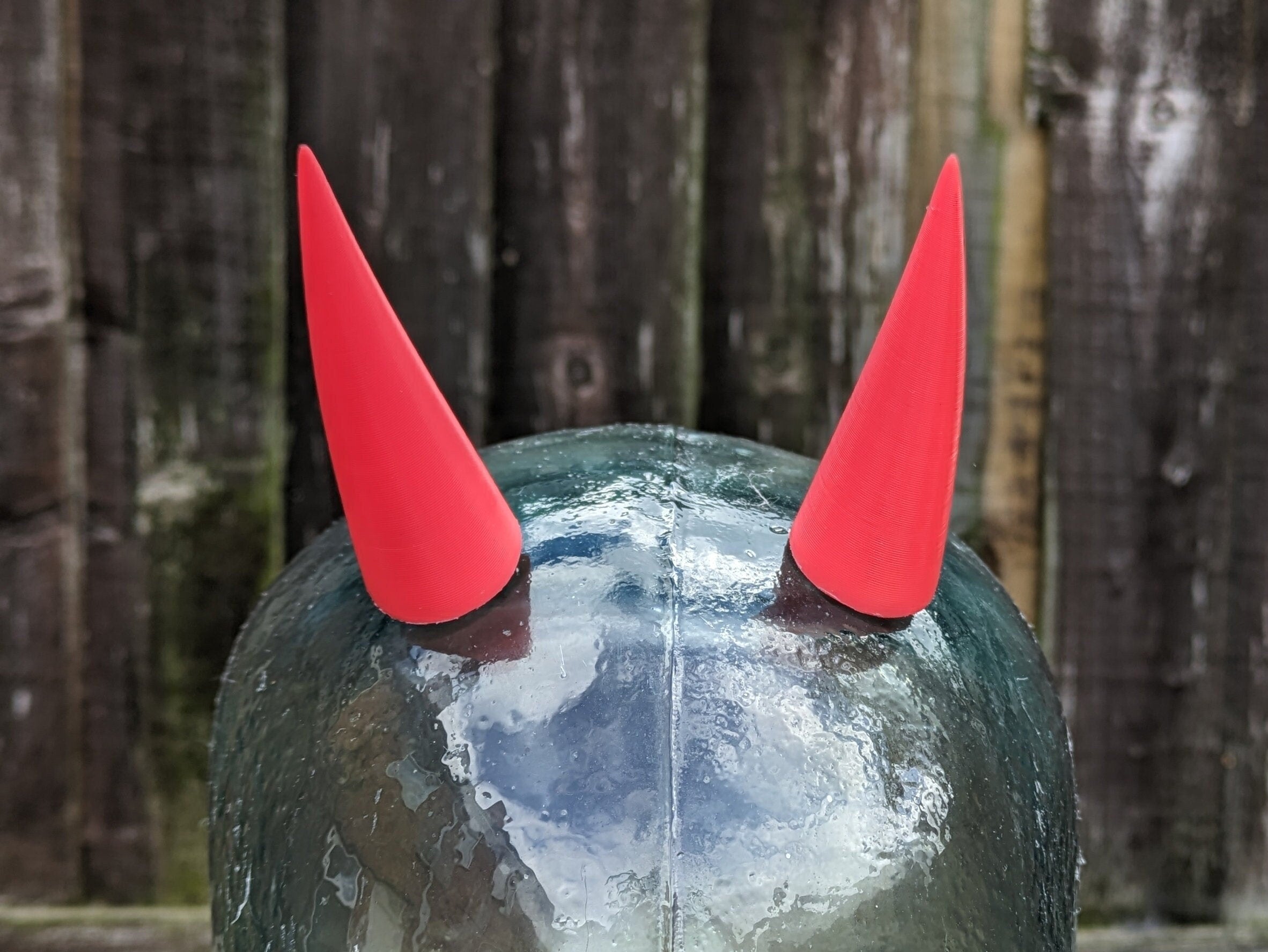 Blood Devil Horns Pair (Short) - Power Cosplay