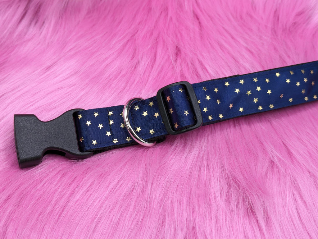 Handmade Starry Sky Satin Collar - Adjustable Comfort Fit