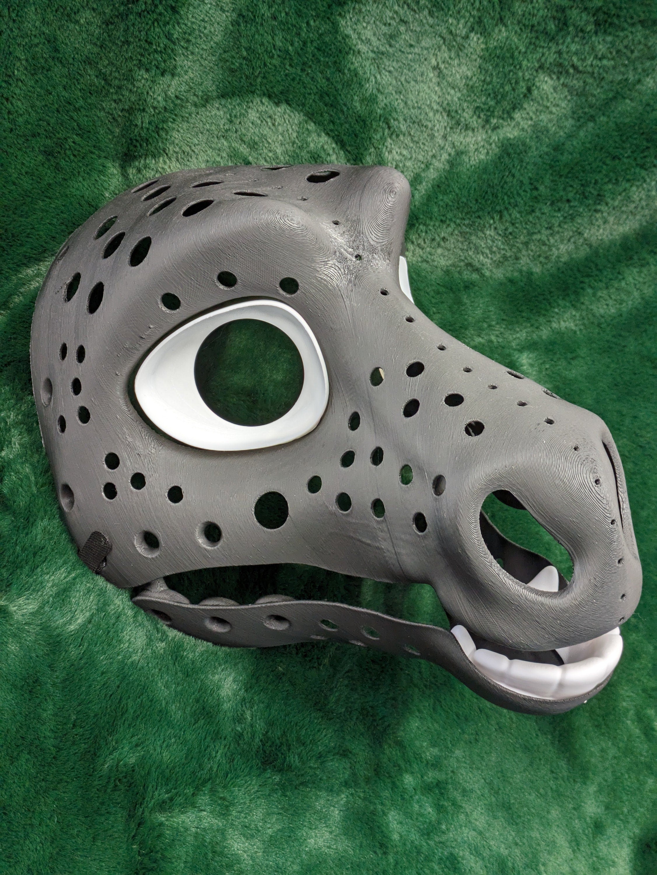 Horse (Stallion or Mare) - 3D Printed Plastic Fursuit Head Base / Blank Complete Headbase Kit