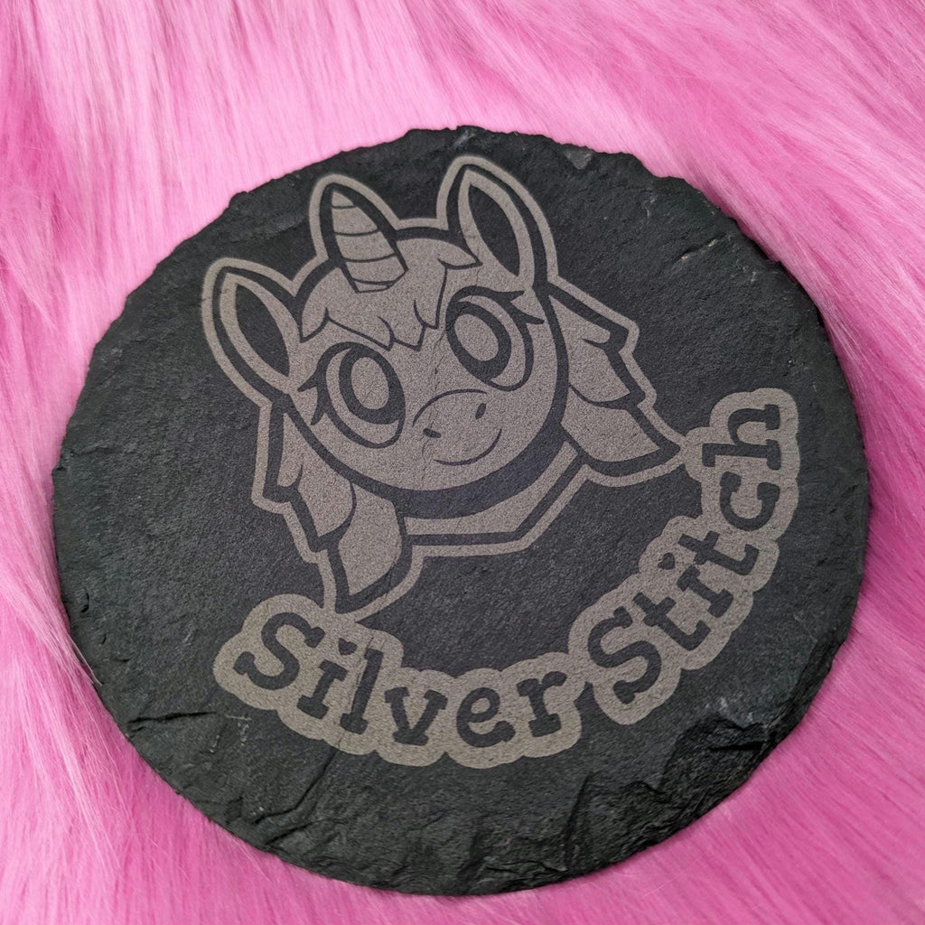 Engraved Slate Coaster - Ponysona or Griffon