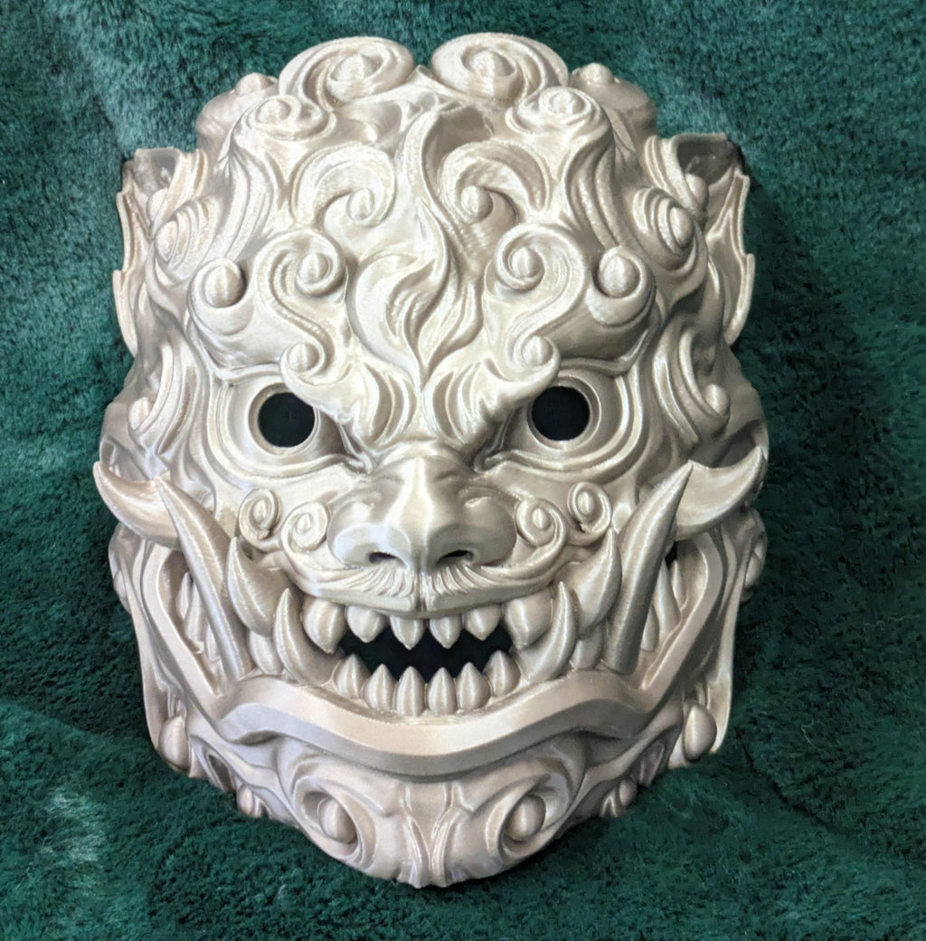 Foo Dog or Lion Dog Mask - Wearable and hangable decoration