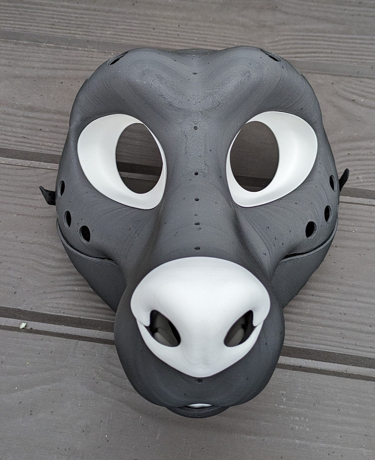 Husky Toony Canine - 3D Printed Fursuit Head Blank Complete Headbase Kit