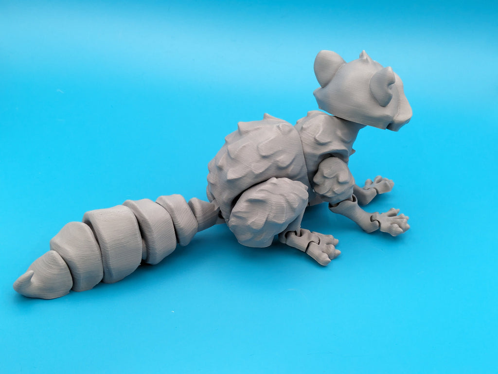 Articulated Racoon - Trash Panda Flexi Print Toy