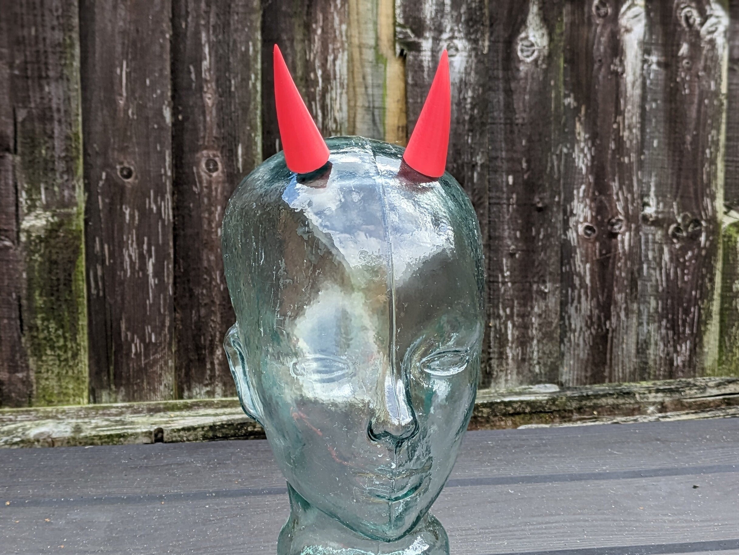 Blood Devil Horns Pair (Short) - Power Cosplay
