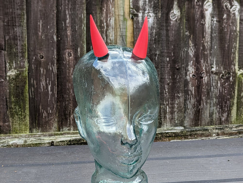 Blood Devil Horns Pair (Short) - Power Cosplay