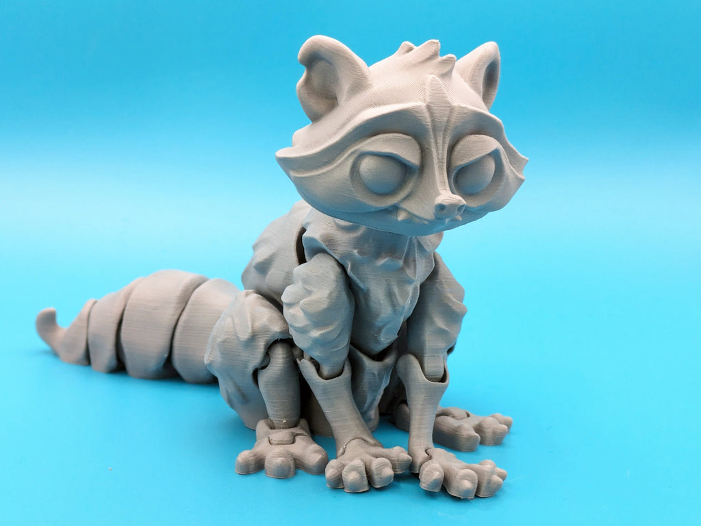 Articulated Racoon - Trash Panda Flexi Print Toy