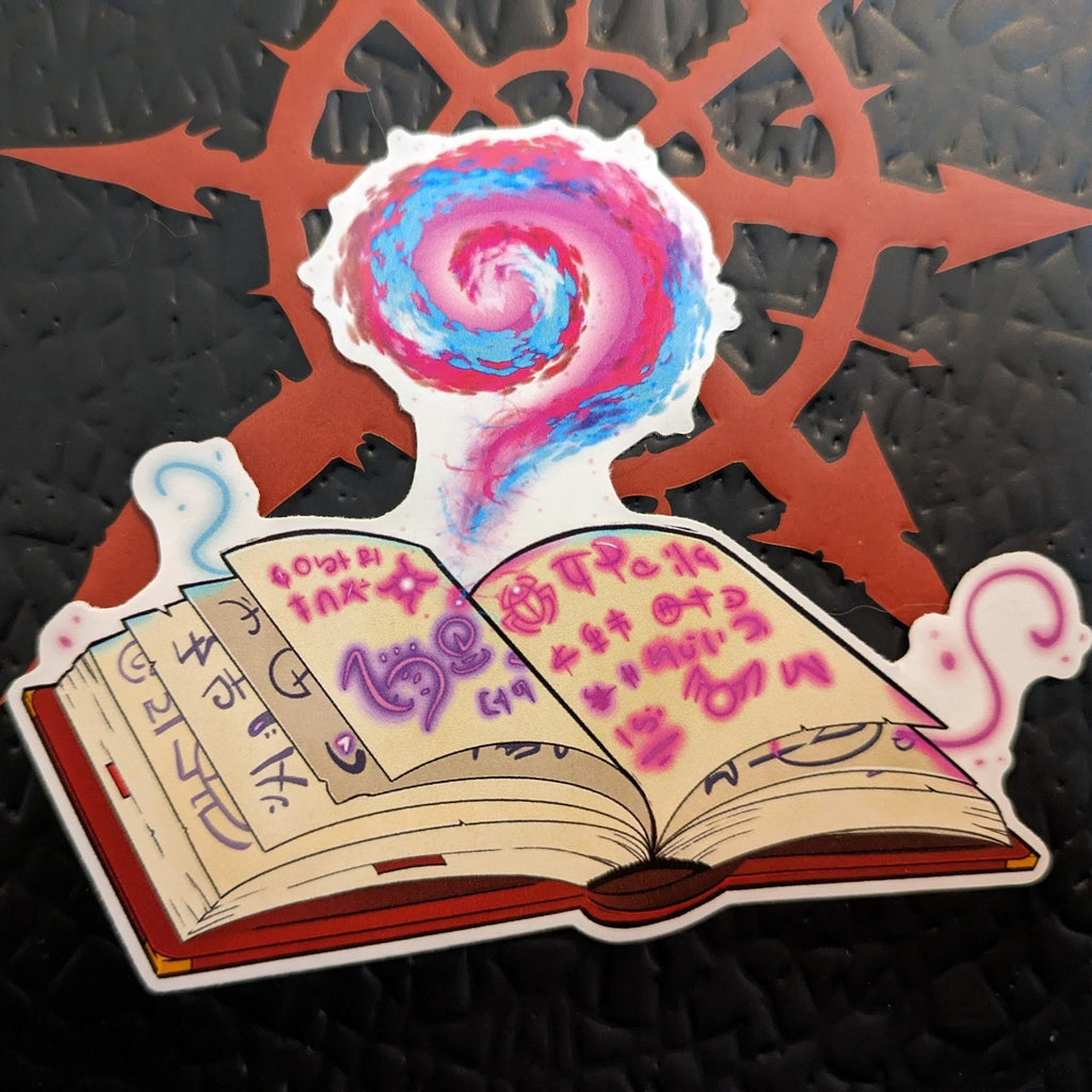 Magnus the Red’s Spell Book - Gloss Vinyl Sticker Decal -