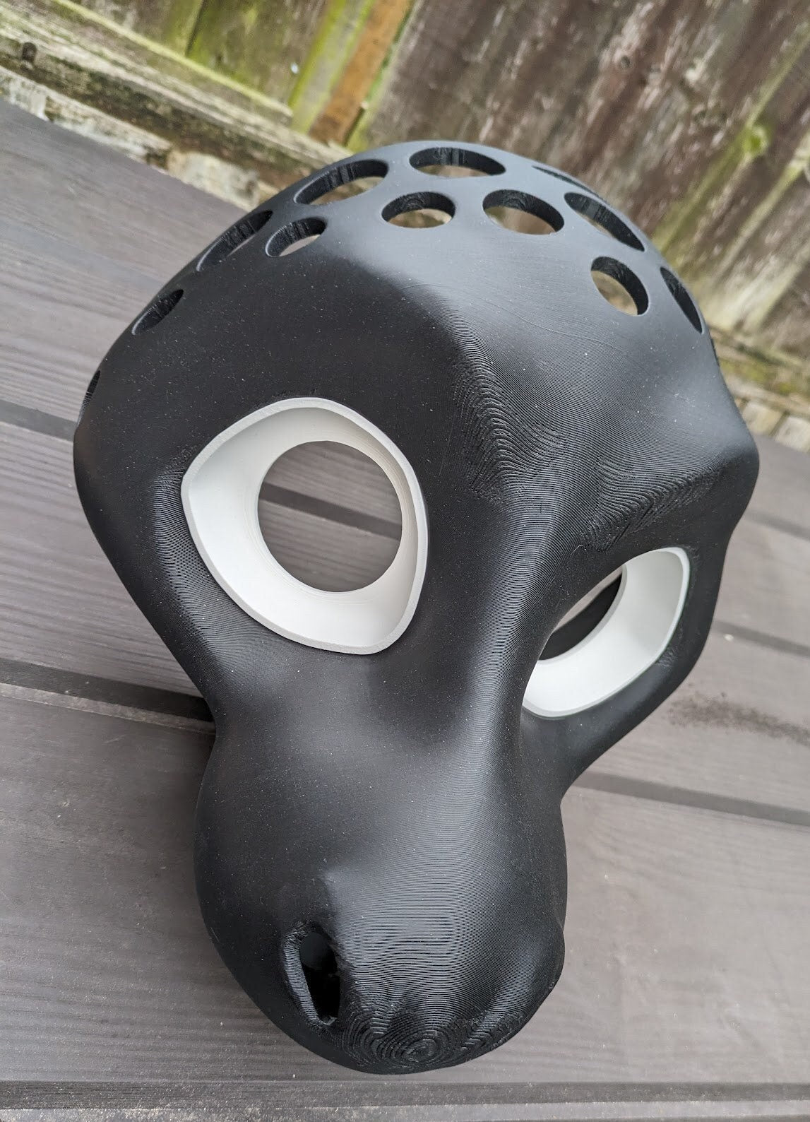 Toony Dragon, Dutch Angel style 3D Printed Fursuit Head Blank - Complete Headbase Kit