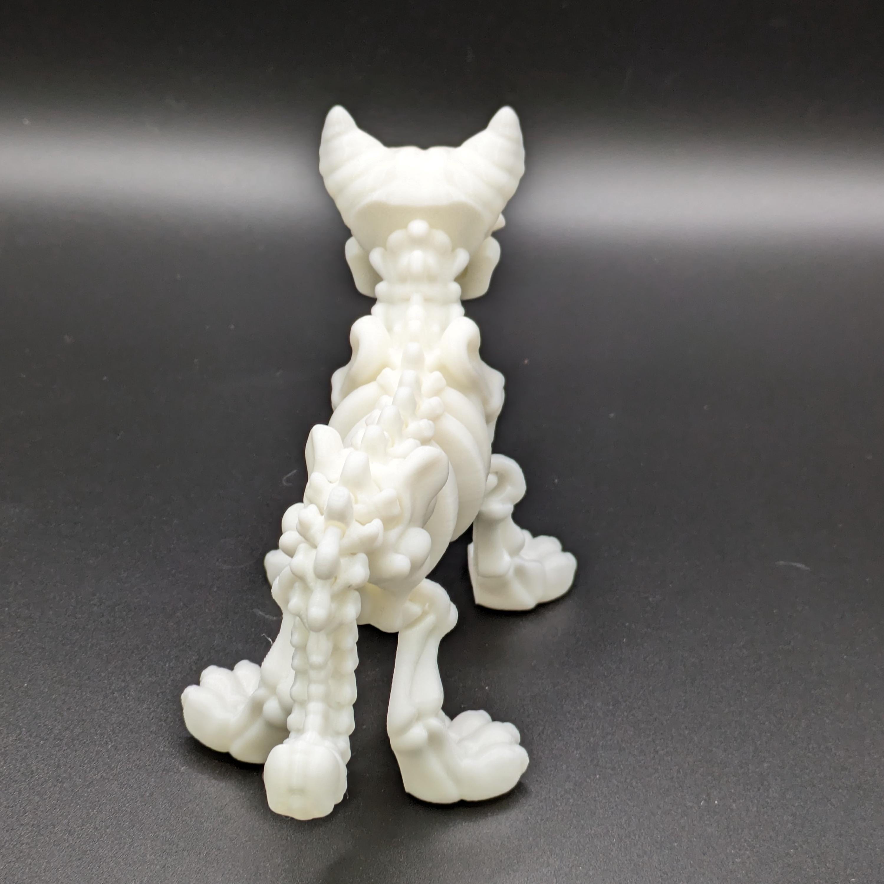 Skeleton Cat Kitty Flexi Fidget