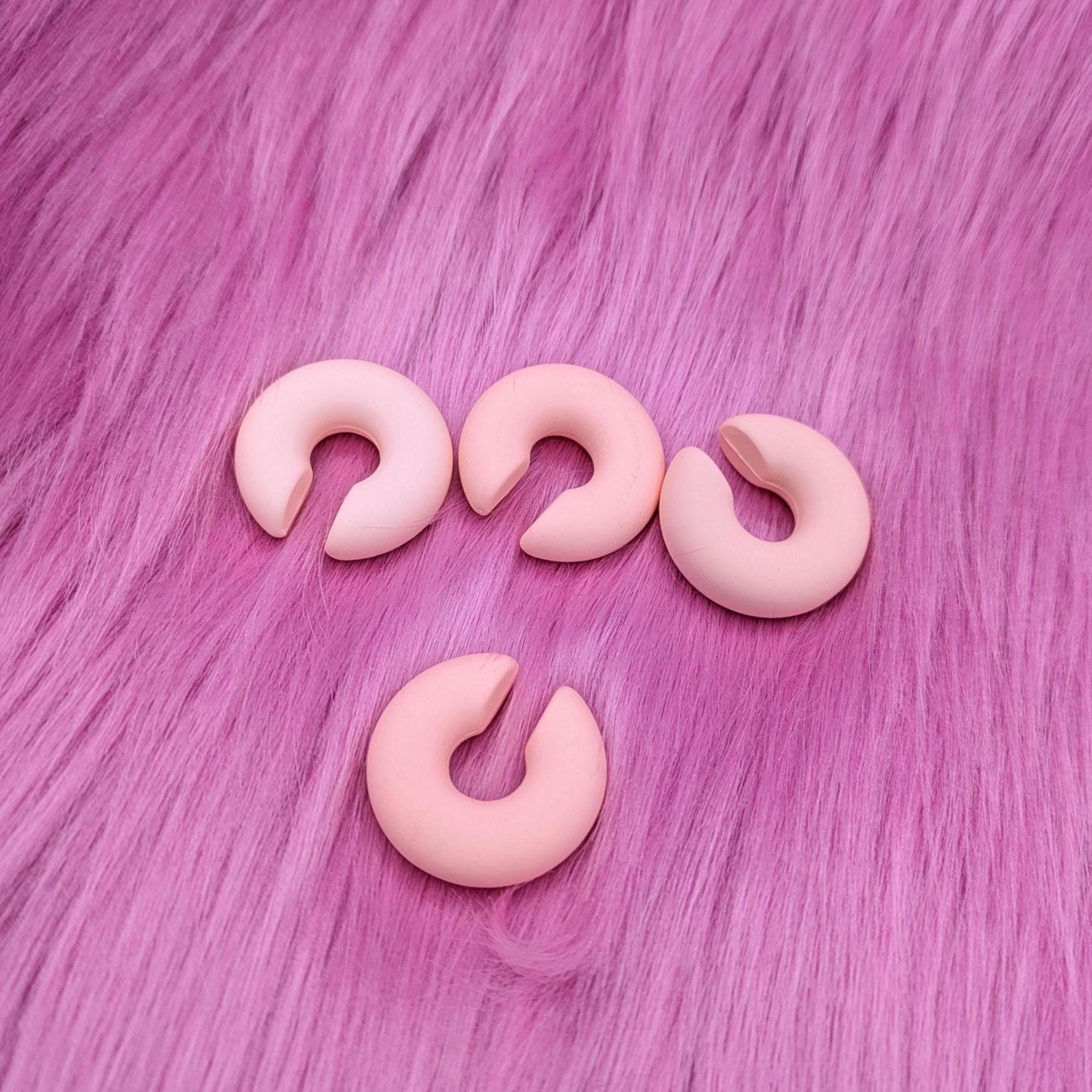 Plain Colour Acrylic Fursuit Cosplay No-Pierce Earrings & Piercings