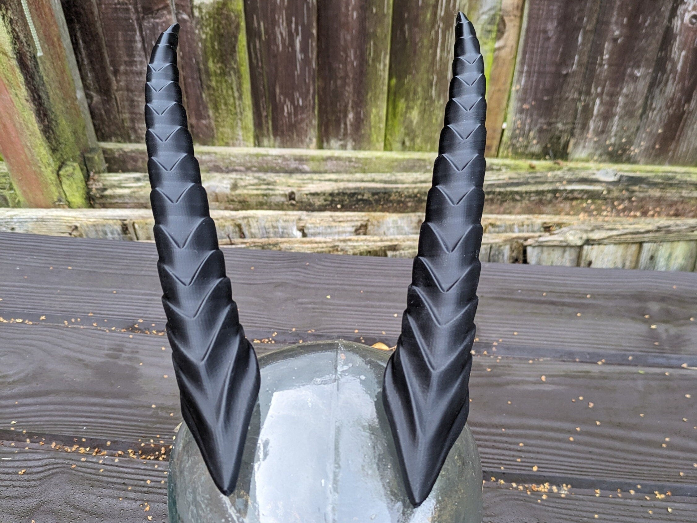 Goat-style Demon / Tiefling Horns - 10 inches
