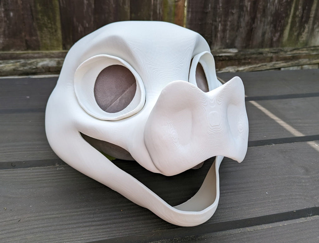 Bat - 3D Printed Plastic Fursuit Head Blank Complete Headbase Kit