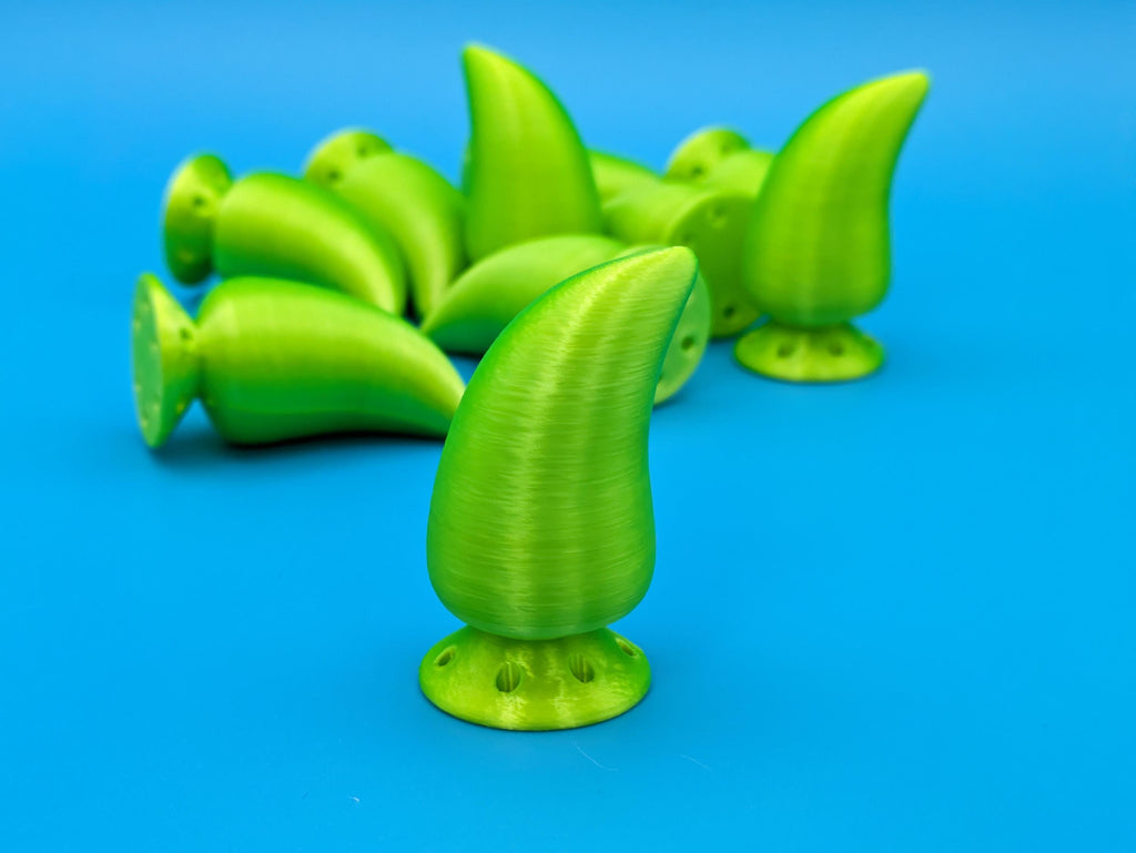 Chubby Nubby Fursuit Claw Set: Acid Green x 10