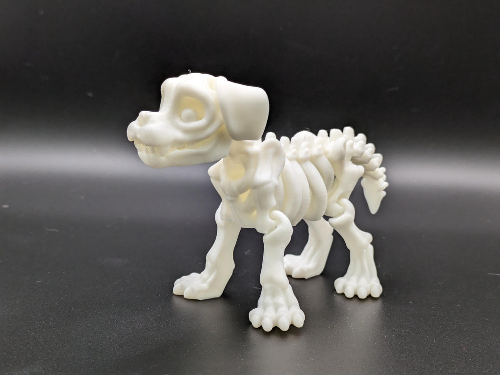 Skeleton Dog Puppy Flexi Fidget