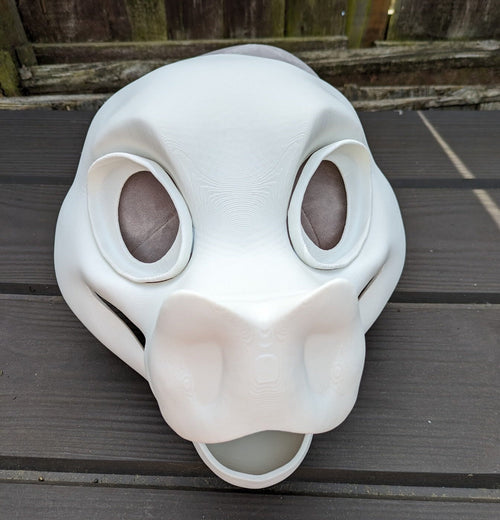 Bat - 3D Printed Plastic Fursuit Head Blank Complete Headbase Kit