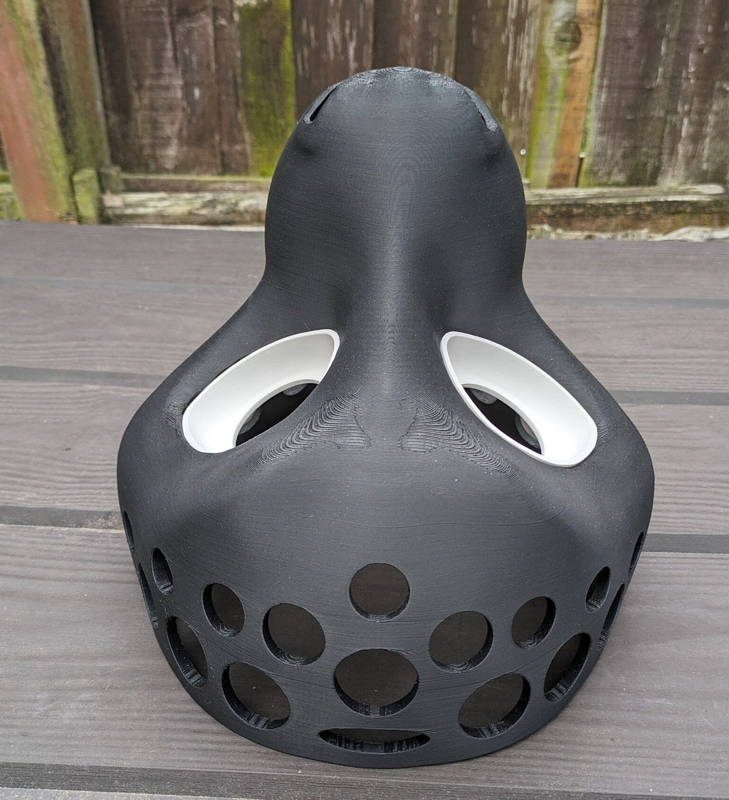 Toony Dragon, Dutch Angel style 3D Printed Fursuit Head Blank - Complete Headbase Kit