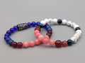 Beaded Stone Bracelet: Yuji Itadori & Ryomen Sukuna inspired Pair - Jujutsu Kaisen Fan Work