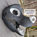 Husky Toony Canine - 3D Printed Fursuit Head Blank Complete Headbase Kit