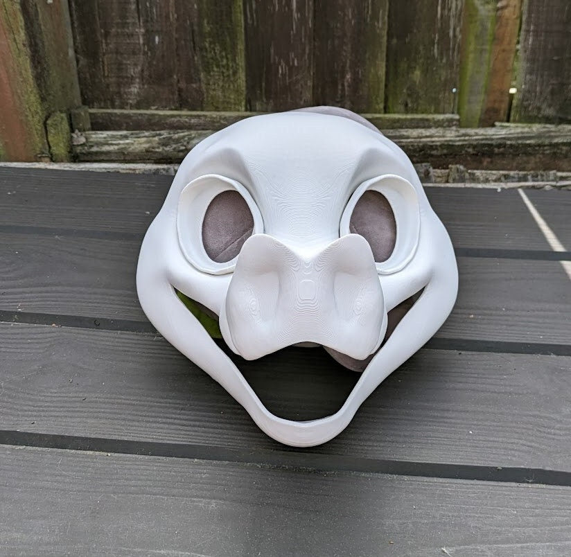 Bat - 3D Printed Plastic Fursuit Head Blank Complete Headbase Kit