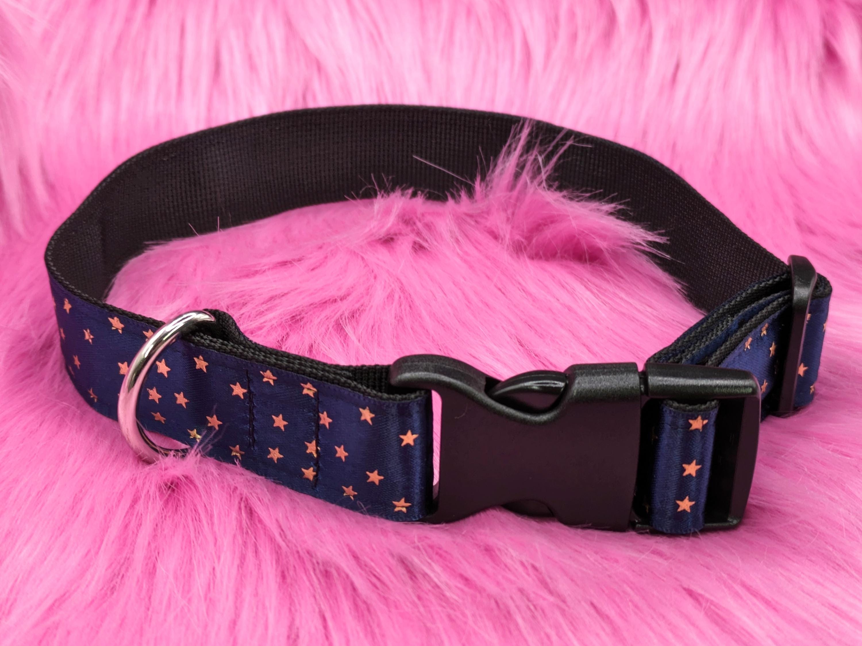 Handmade Starry Sky Satin Collar - Adjustable Comfort Fit