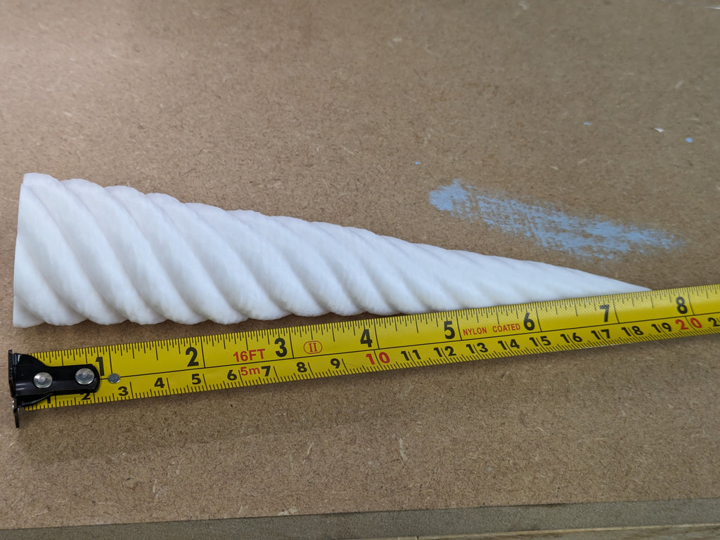 Unicorn Alicorn Horn - Multicolour gradient - 8 inch