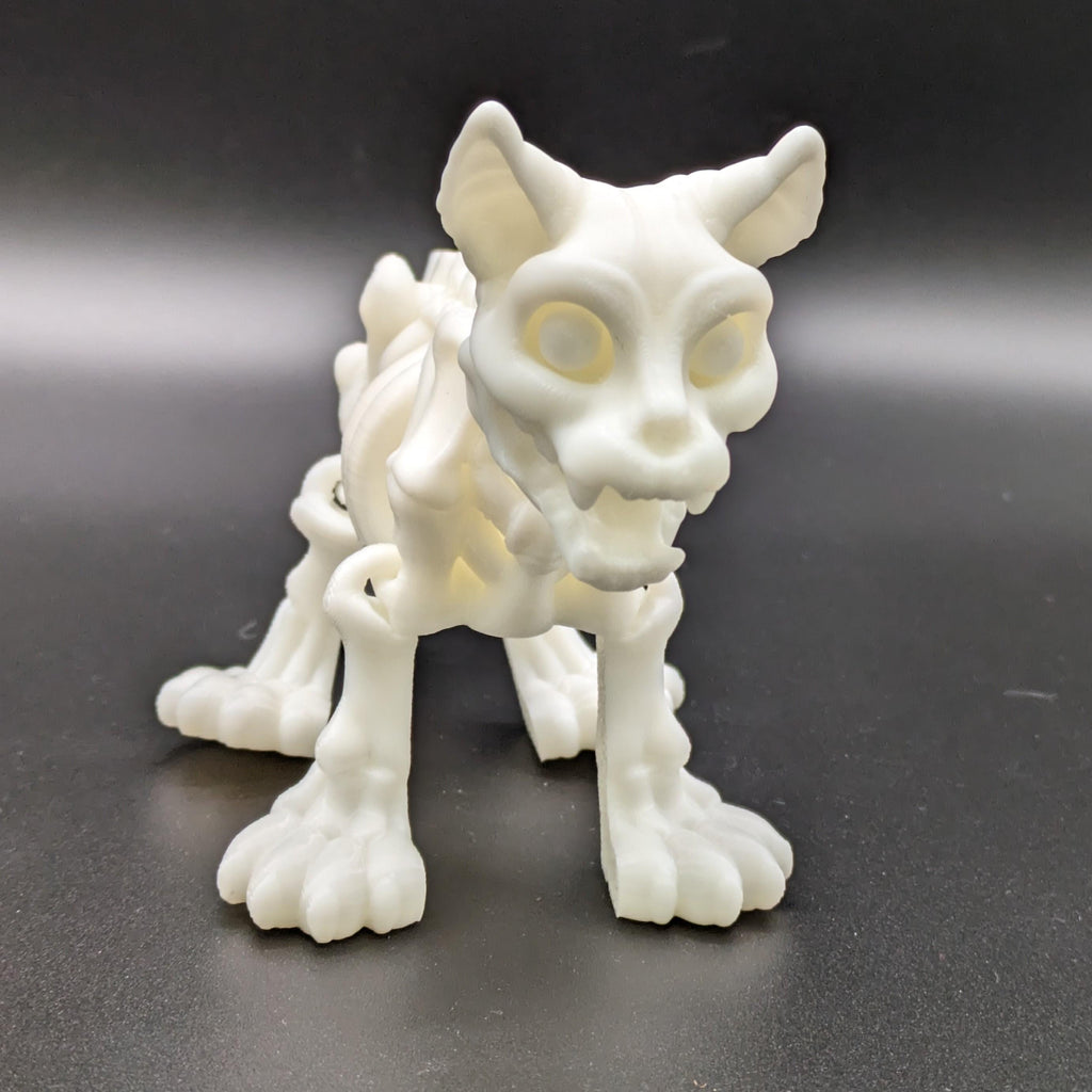 Skeleton Cat Kitty Flexi Fidget