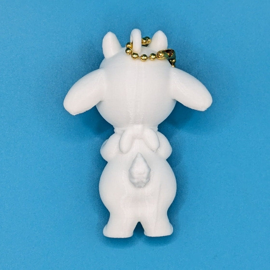 Goat Short Ear - Paint Your Own Fursona Keychain