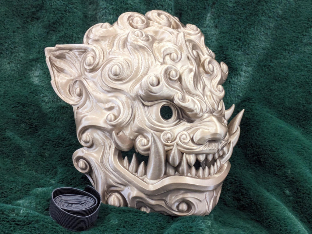 Foo Dog or Lion Dog Mask - Wearable and hangable decoration
