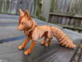 Articulated Large Fox Flexi Print Toy - 8 Inches