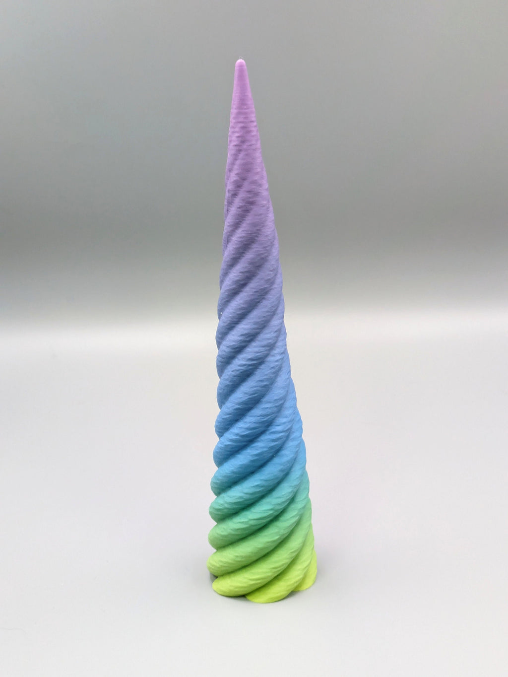 Unicorn Alicorn Horn - Multicolour gradient - 8 inch