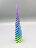 Unicorn Alicorn Horn - Multicolour gradient - 8 inch