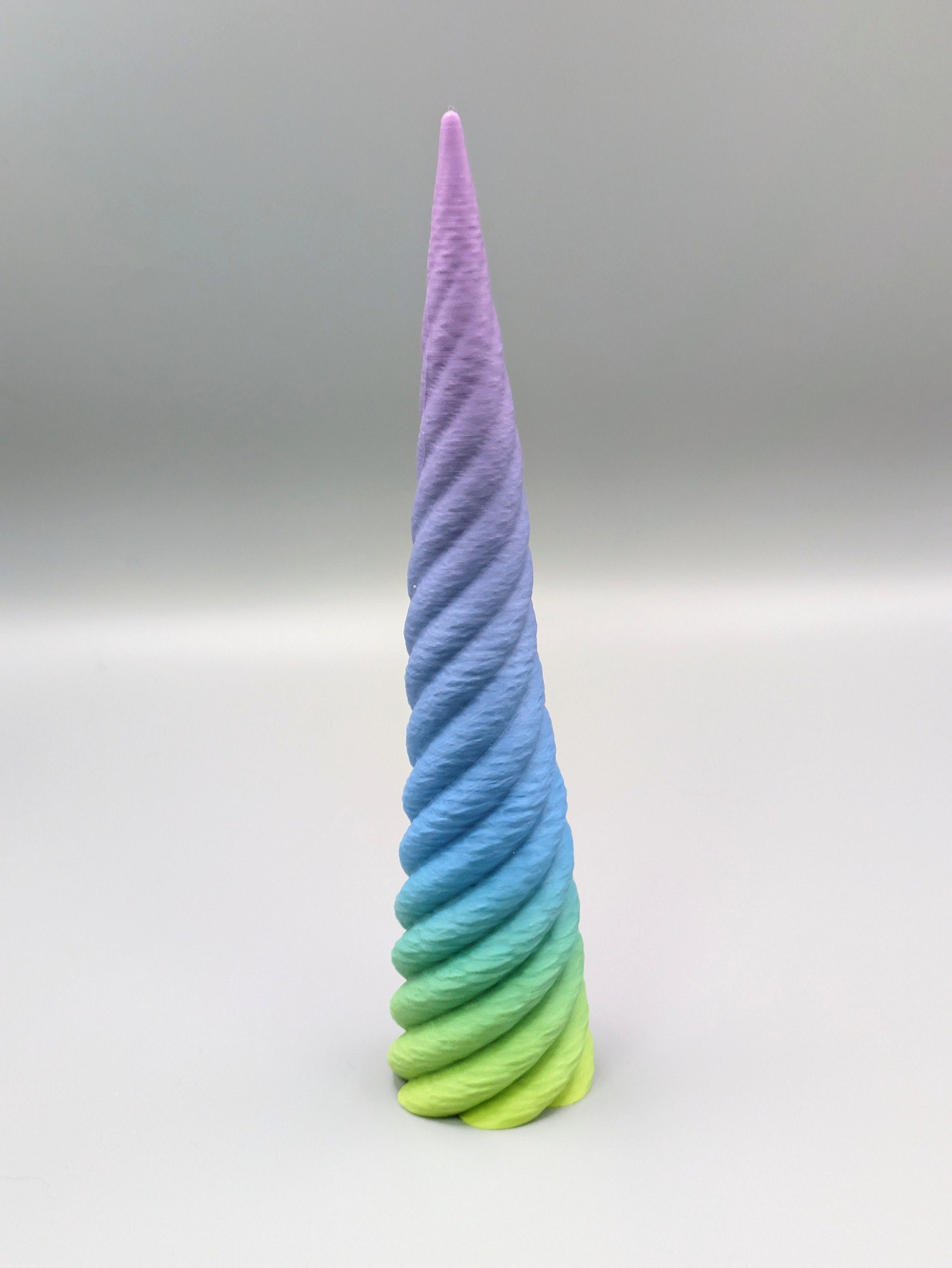 Unicorn Alicorn Horn - Multicolour gradient - 8 inch