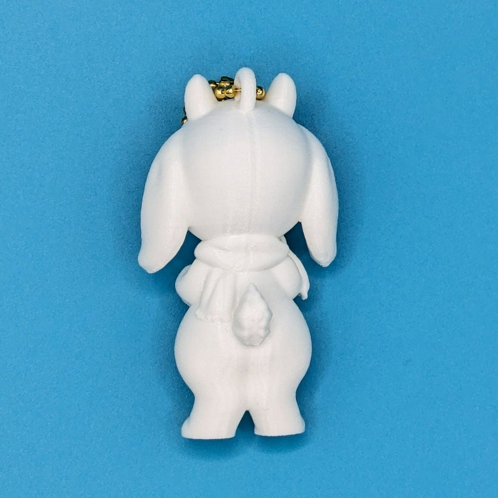 Goat Long Ear - Paint Your Own Fursona Keychain