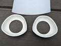 Fursuit Eye Blanks & Mesh (pair) - 3D Printed - Custom Size (Design: Thicc)