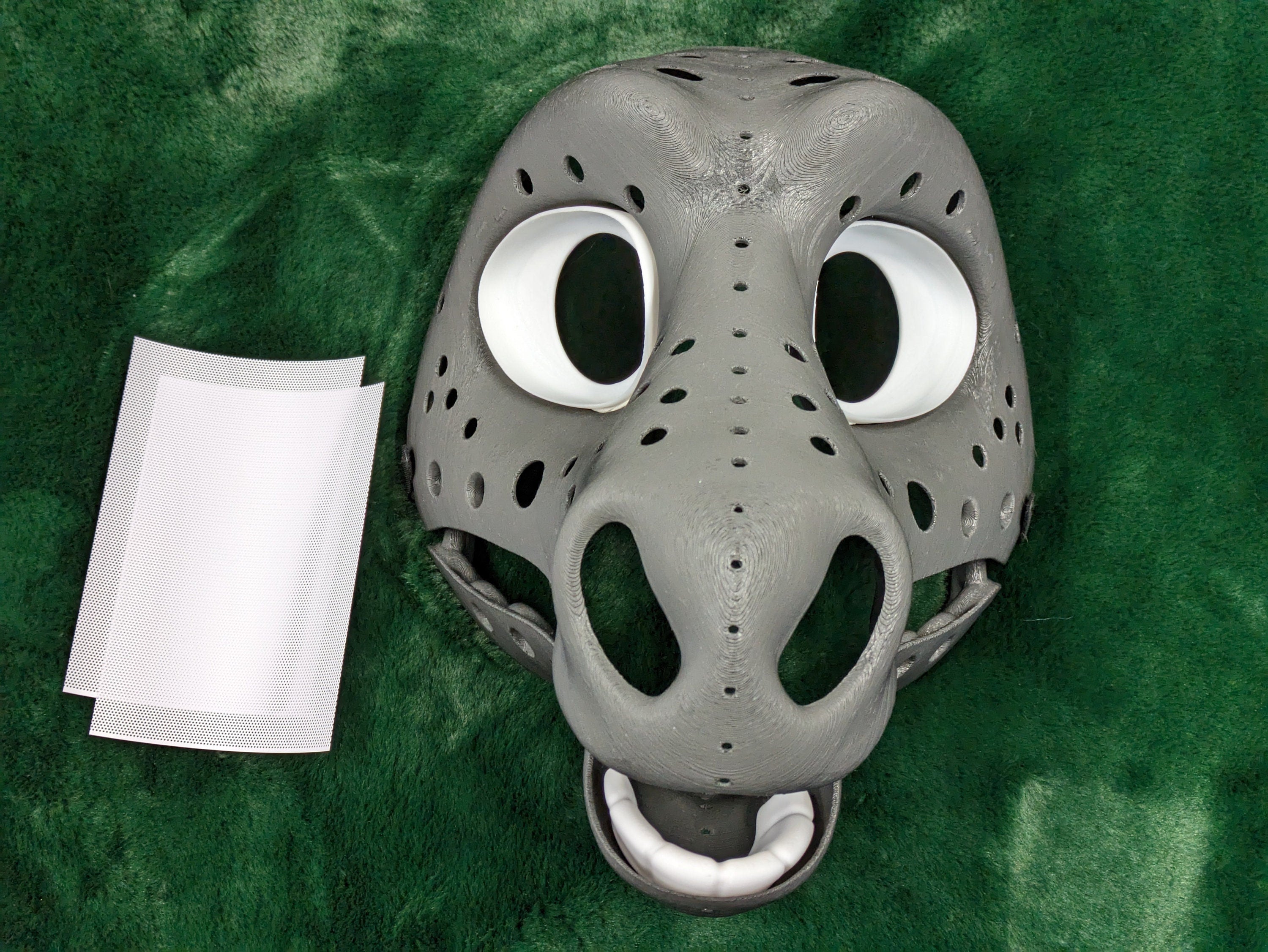 Horse (Stallion or Mare) - 3D Printed Plastic Fursuit Head Base / Blank Complete Headbase Kit