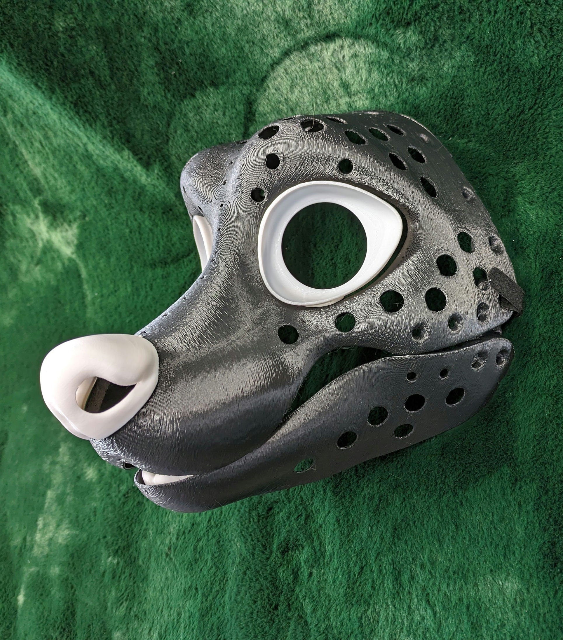 Raccoon or slim toony canine - 3D Printed Fursuit Cat Head Blank Complete Headbase Kit