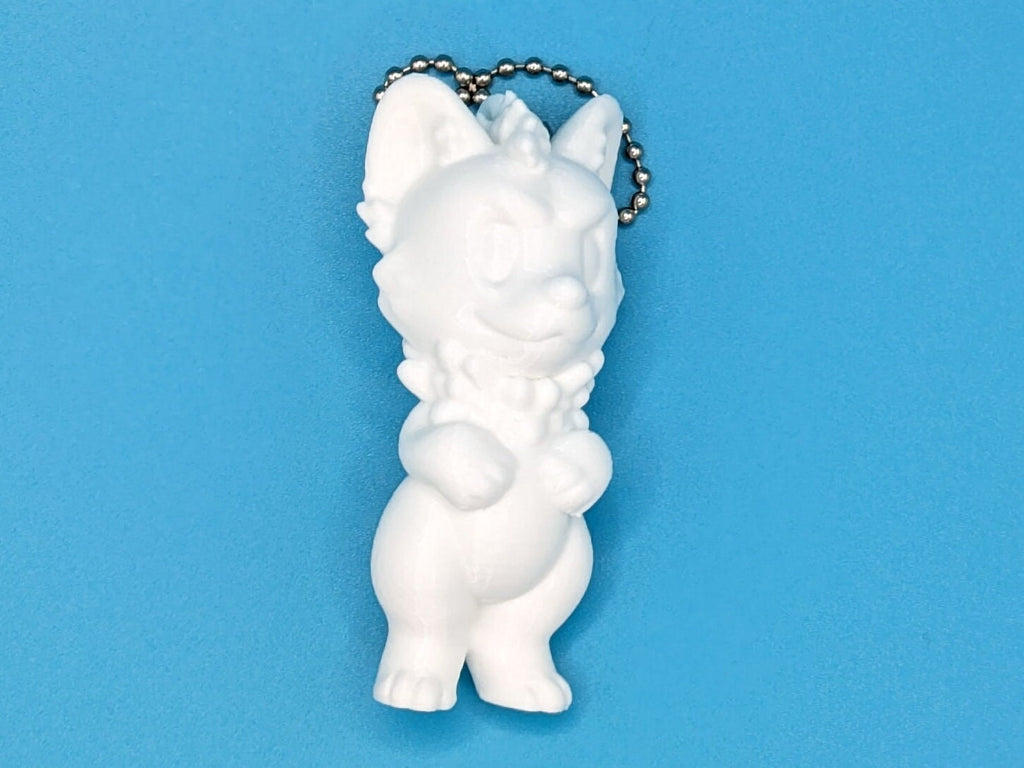 Hyena / Yeen Charm - Paint Your Own Fursona Keychain