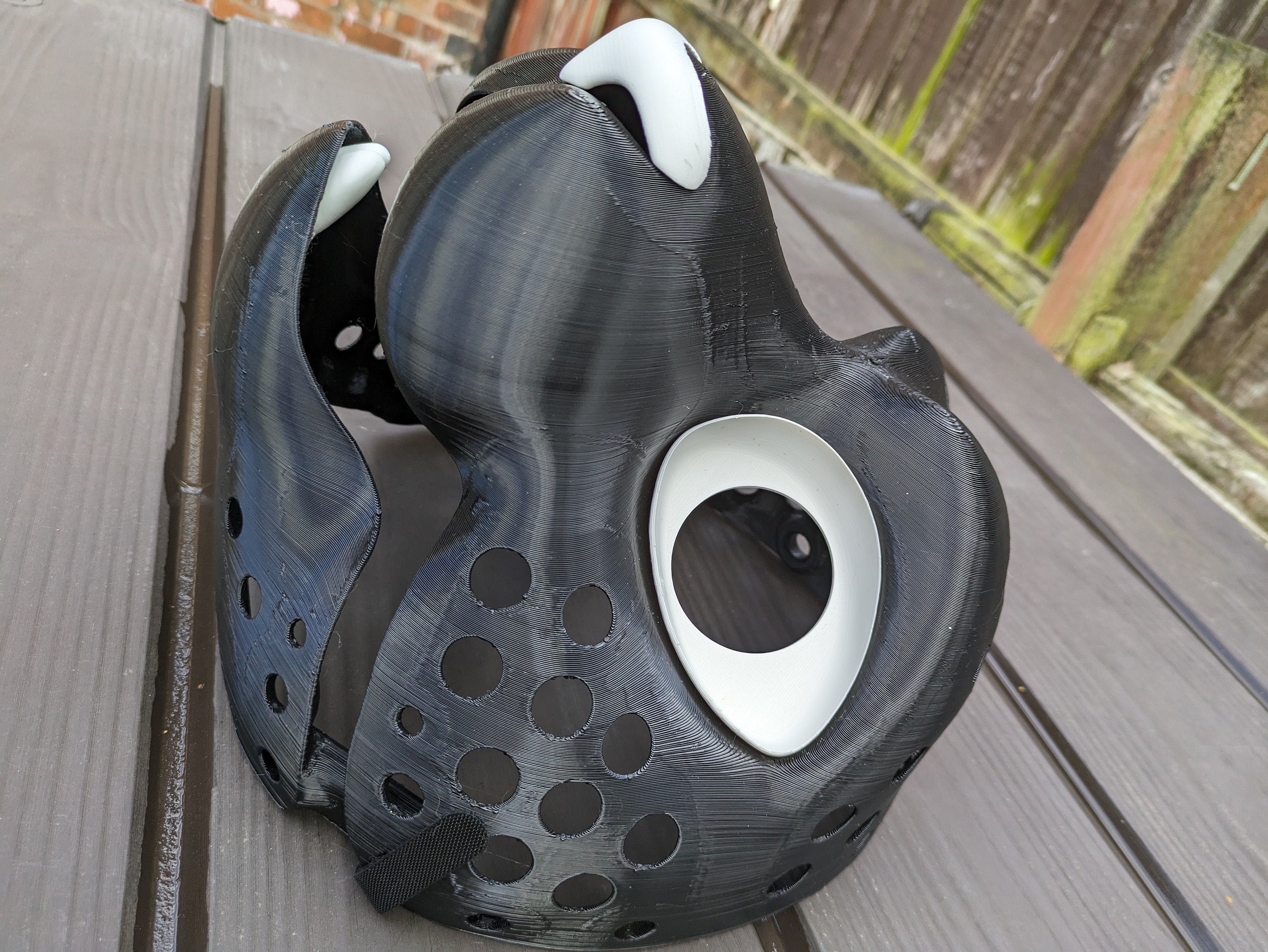 Rabbit - 3D Printed Fursuit Bunny Head Blank Complete Headbase  Kit