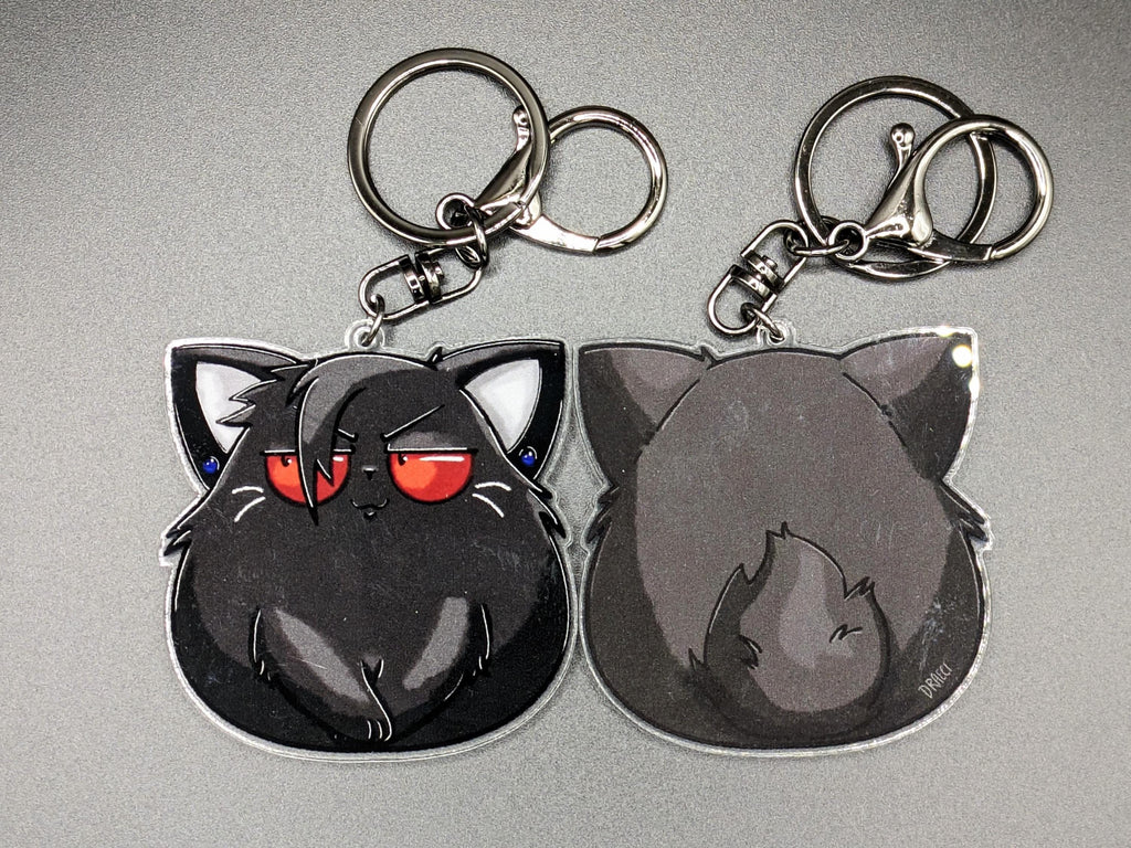 Geto Purrguru (Suguru) Cat Acrylic Charm: Jujutsu Kaisen Keychain