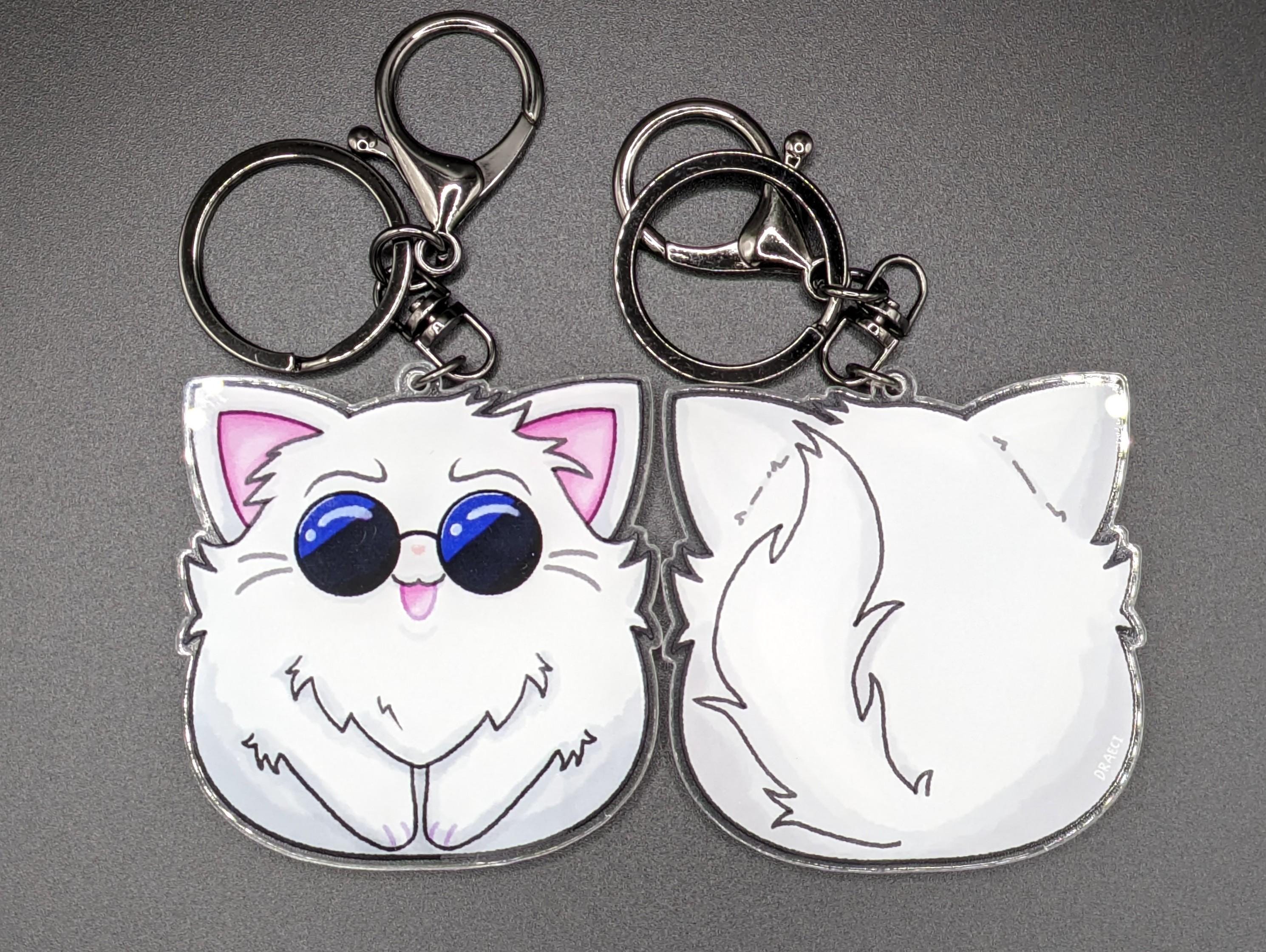 Gojocat! (Gojo Satoru) Jujutsu Katsen - 2.5 inch Acrylic Keychain