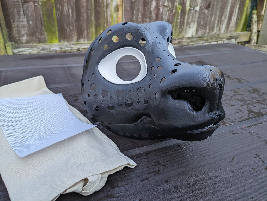 Cow or Bull or Bovine Dragon - Fursuit Head Blank Headbase Complete Kit