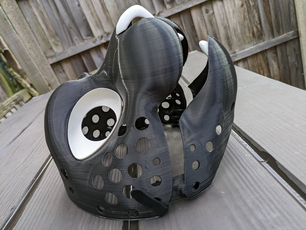 Rabbit - 3D Printed Fursuit Bunny Head Blank Complete Headbase  Kit